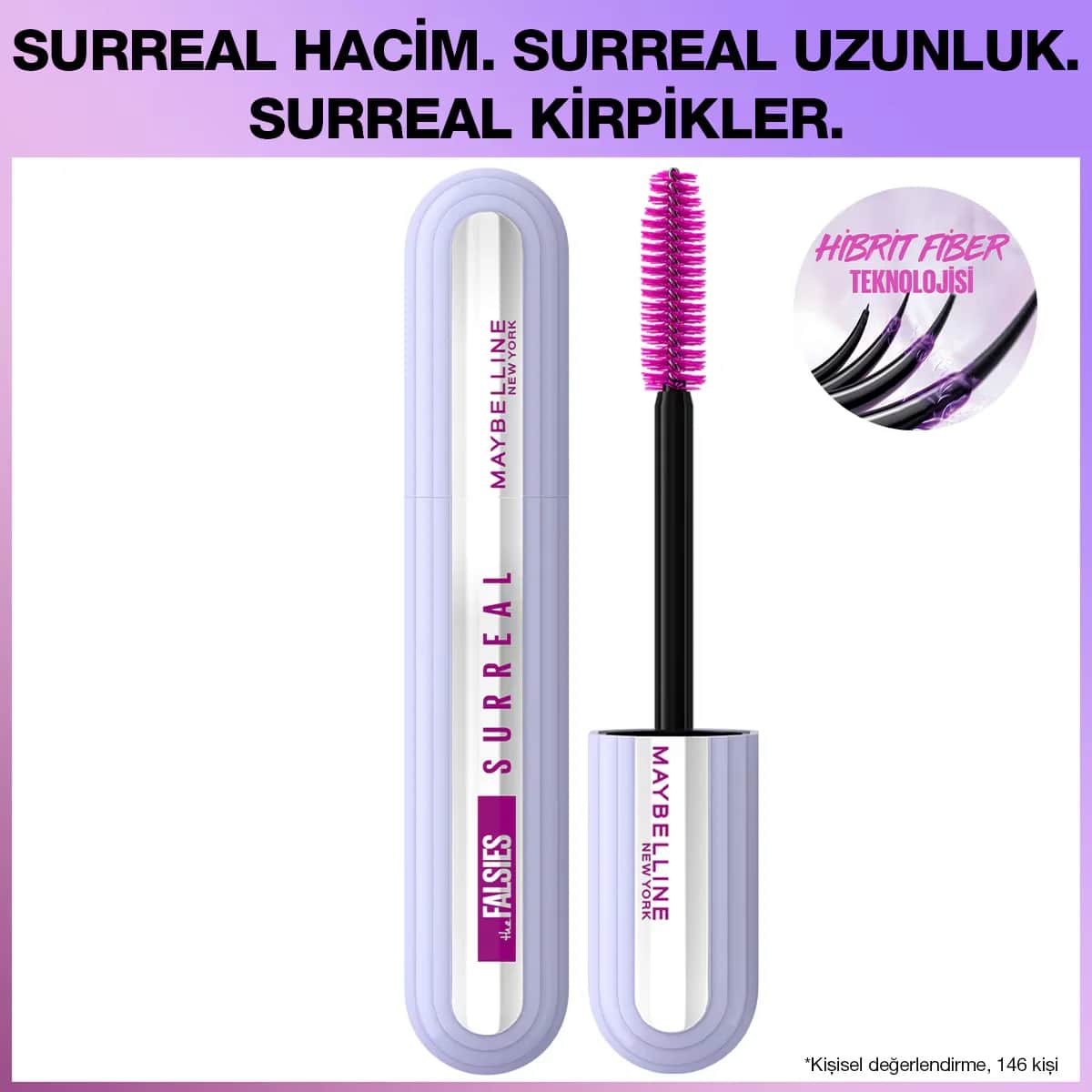Maybelline Falsies Surreal Mascara - Sehr Schwarz 10ml