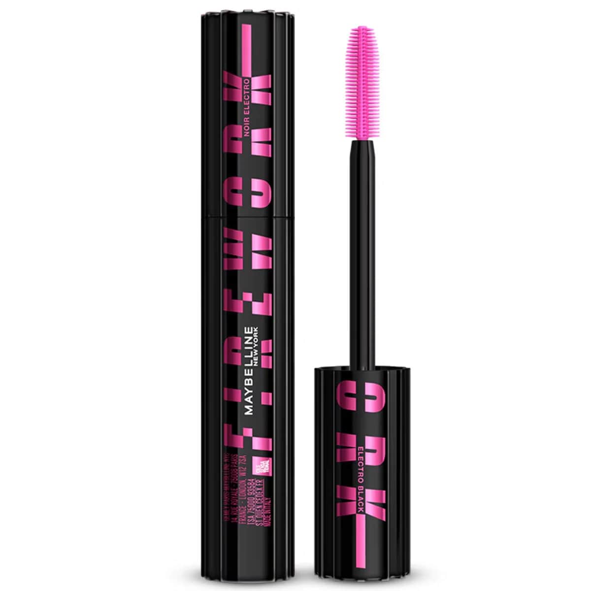 Maybelline Firework Elektro Schwarz Mascara - 360° Volumen &amp; Glanz