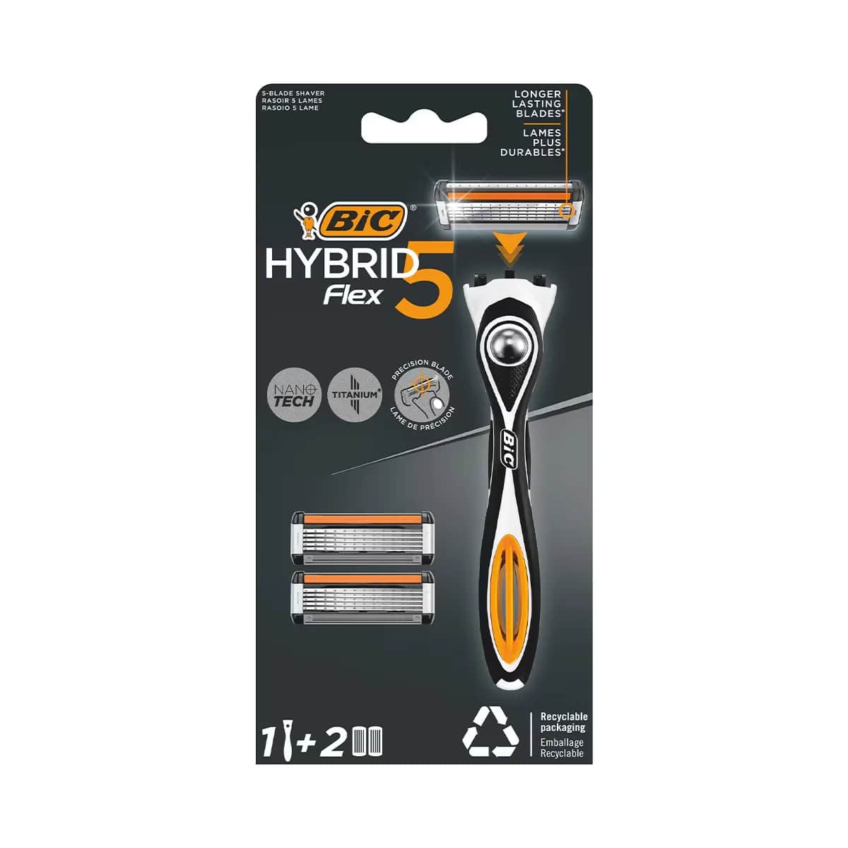 BIC Flex5 Hybrid Rasierer für Männer