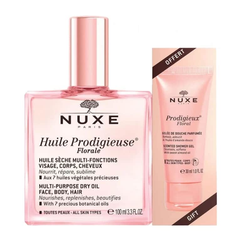 Nuxe Huile Prodigieuse Florale Set: Pflegeöl &amp; Kerze