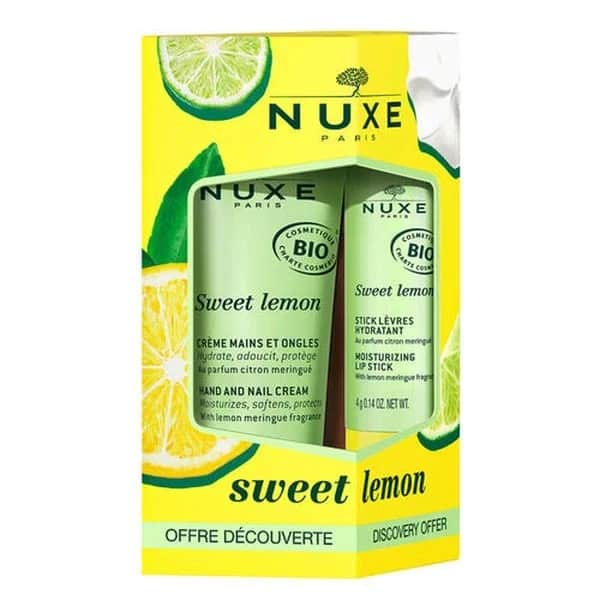 Nuxe Süßes Zitrone Hand- und Lippenpflegeset - Hydratisierend &amp; Nährend