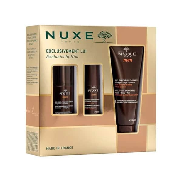 Nuxe Herren Geschenkset: Feuchtigkeitsgel &amp; Exklusive Essentials