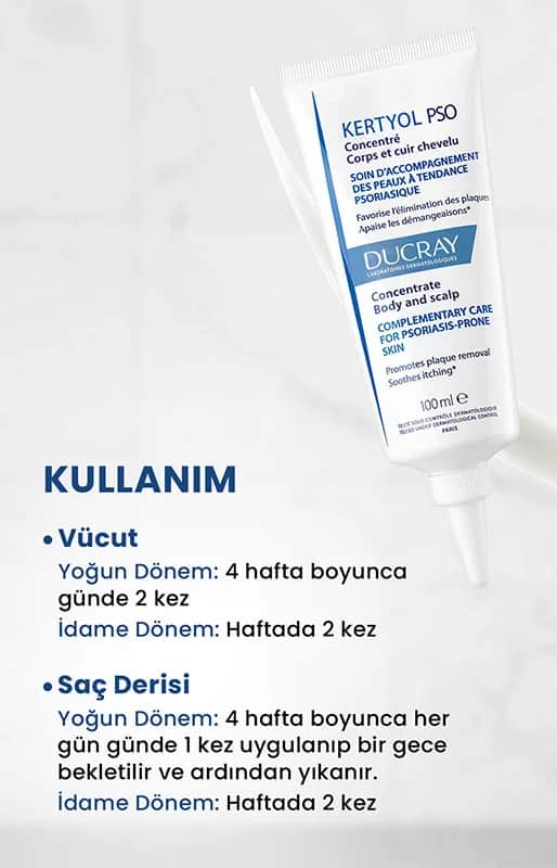 Ducray Kertyol PSO Konzentrat zur Linderung von Psoriasis 100ml