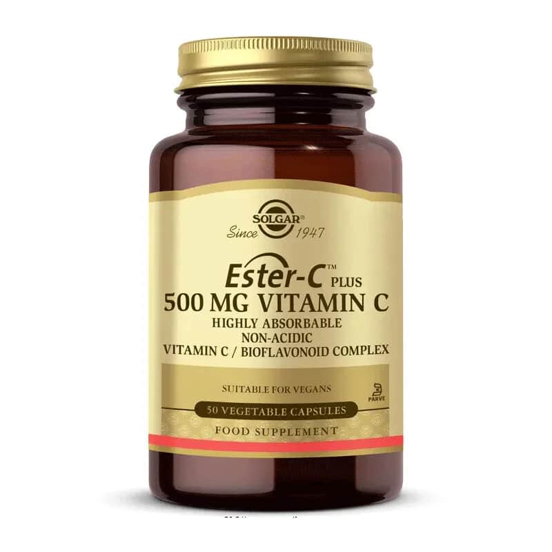 Solgar Ester-C Plus 500mg - Immunsupport Kapseln, 50 Stück
