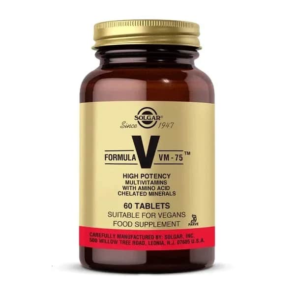Solgar VM-75 Multivitamin &amp; Mineral - 60 Tabletten