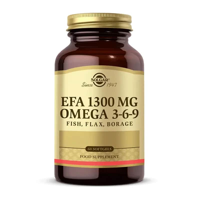 Solgar EFA 1300 mg Omega 3-6-9 Weichkapseln - Herz- und Hautgesundheit