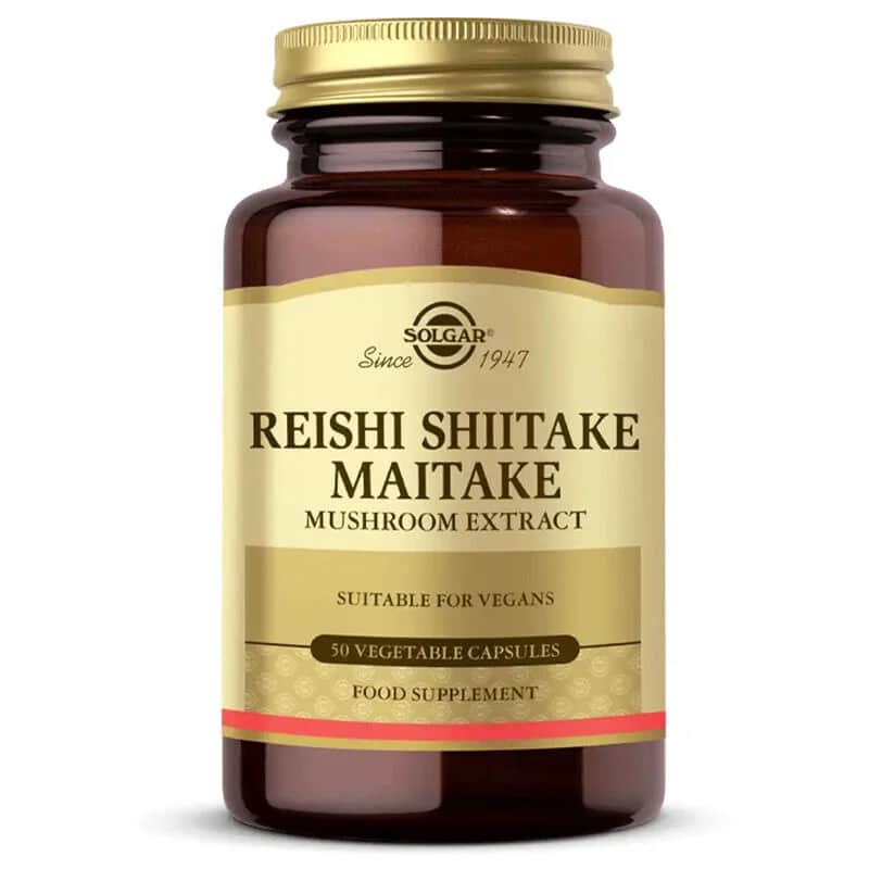 Solgar Pilzextrakt: Reishi, Shiitake &amp; Maitake 50 Kapseln