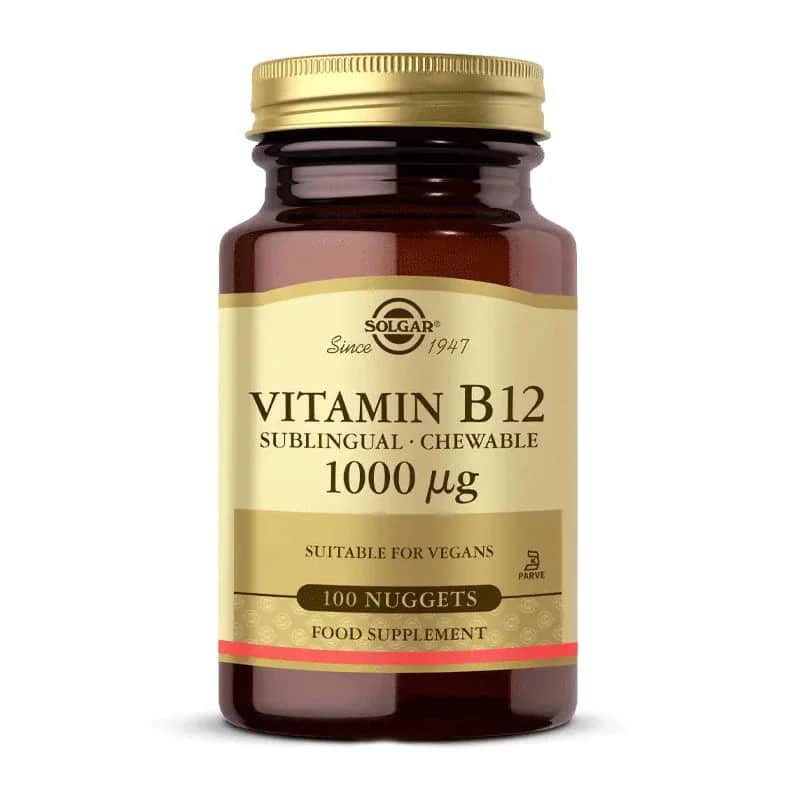Solgar Vitamin B12 1000mcg - Energie- und Nervenunterstützung, 100 Kapseln
