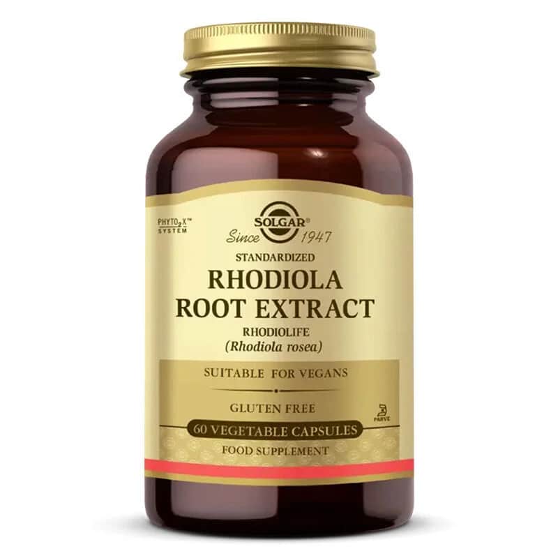 Solgar Rhodiola Wurzelextrakt - 60 Kräuterkapseln