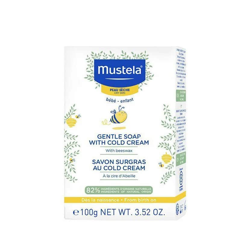 Mustela Sanfte Seife mit Kaltcreme für empfindliche Haut 100g