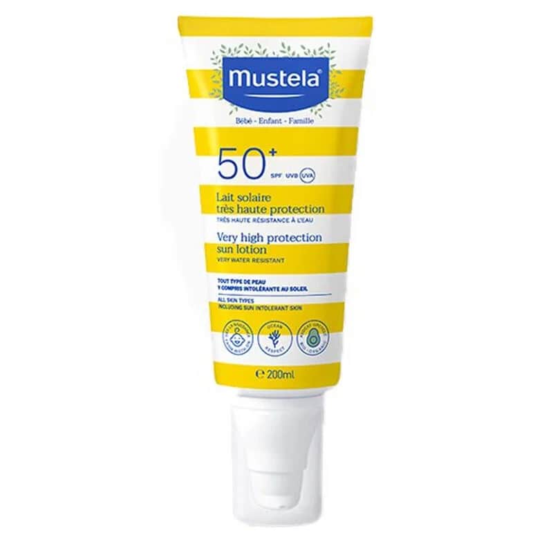 Mustela SPF50+ Sehr hoher Schutz Sonnenlotion 200 ml