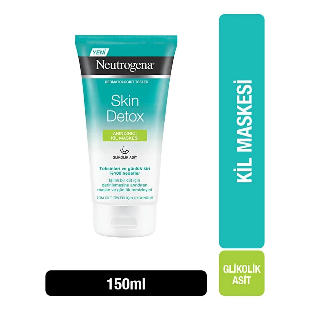 Detox reinigende Tonmaske mit Glykolsäure 150ml
