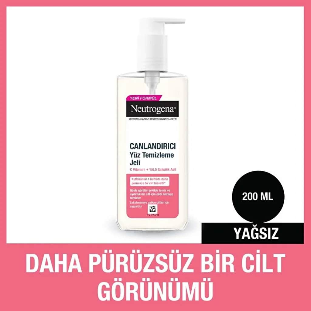 Neutrogena Revitalisierende Öl-freie Gesichtsreinigung 200ml
