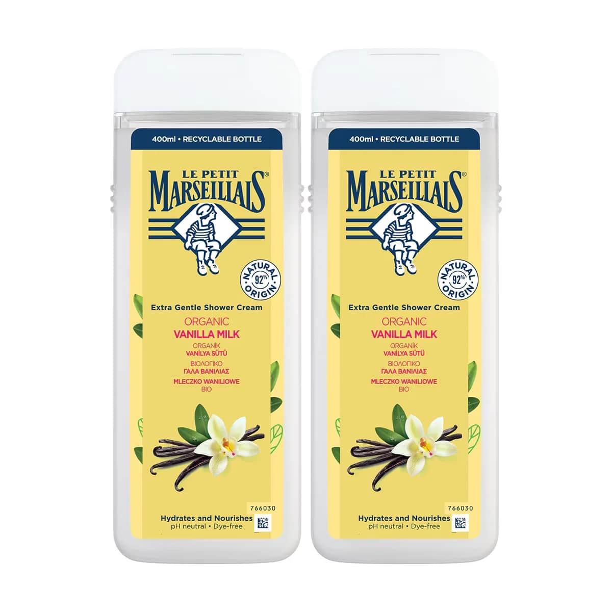 Le Petit Marseillais Duschgel Vanillemilch 400ml