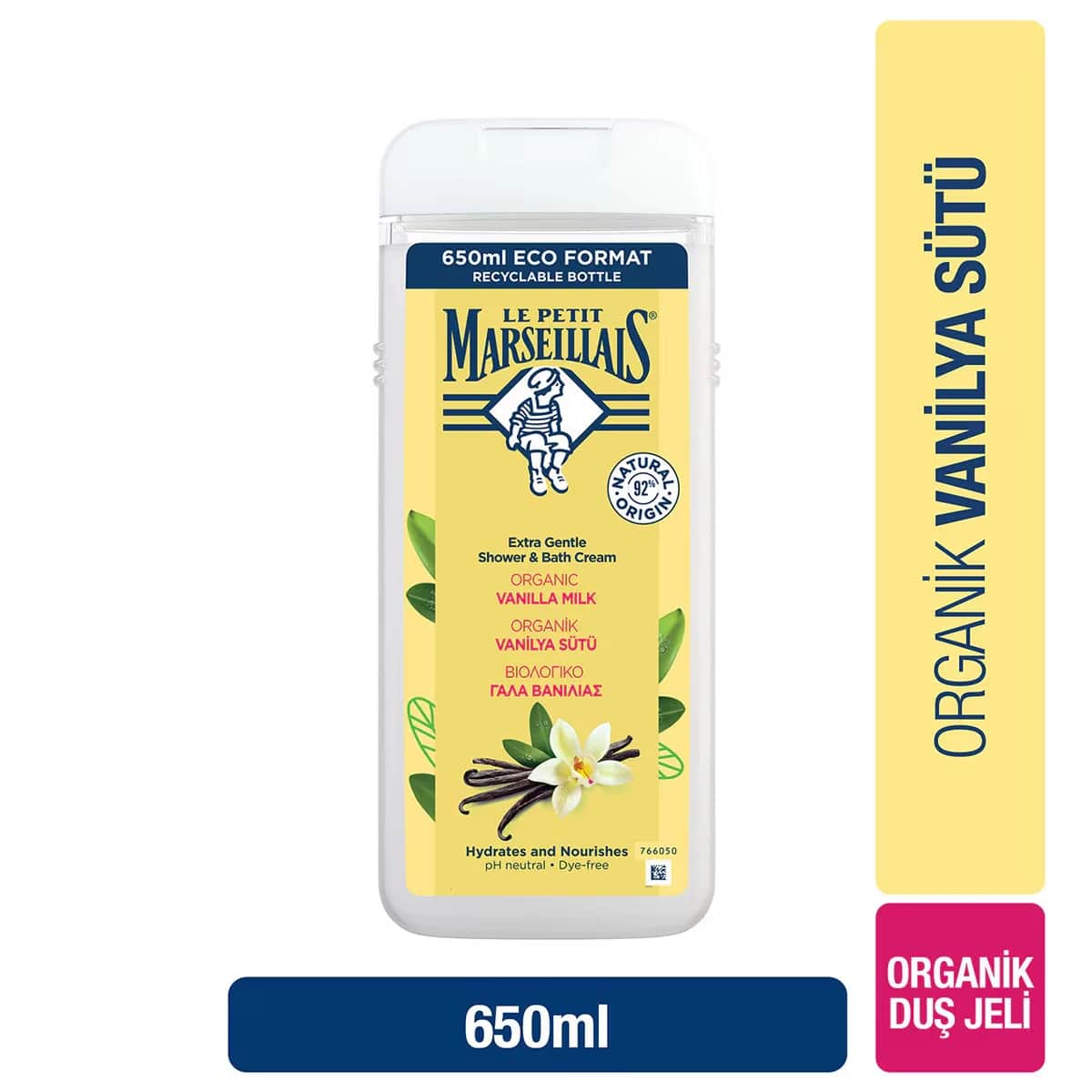 Le Petit Marseillais Duschgel Vanillemilch 650ml