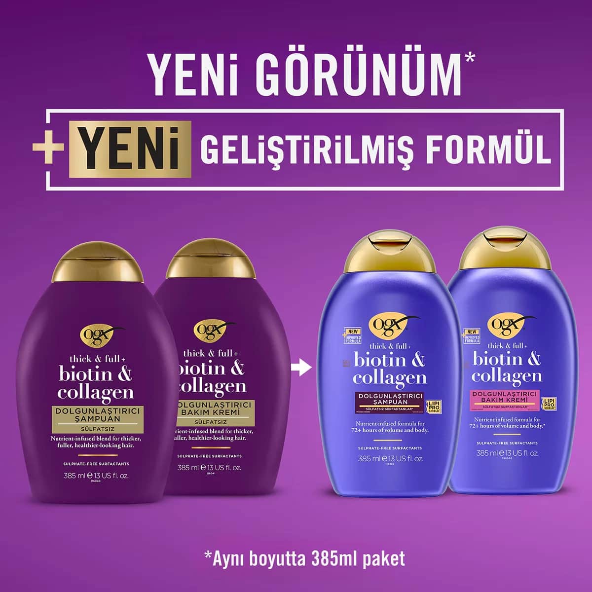 OGX Biotin &amp; Kollagen Haarspülung 385ml