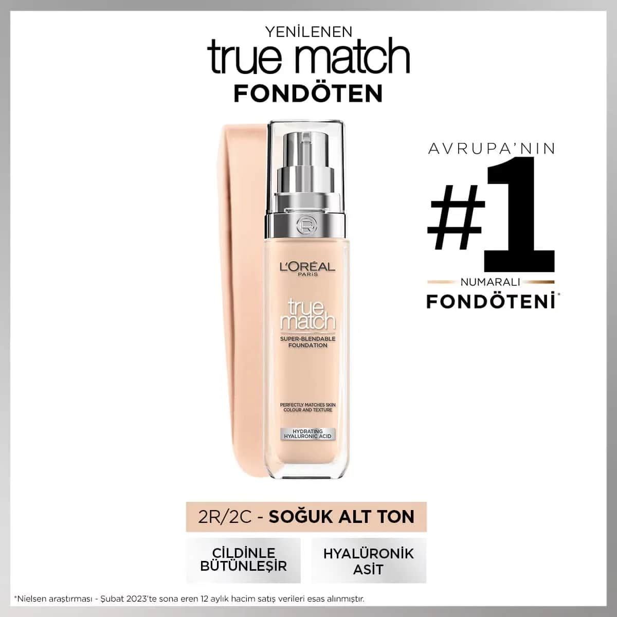 L'Oreal Paris True Match Super Blendable Foundation - Rose 2R 2C