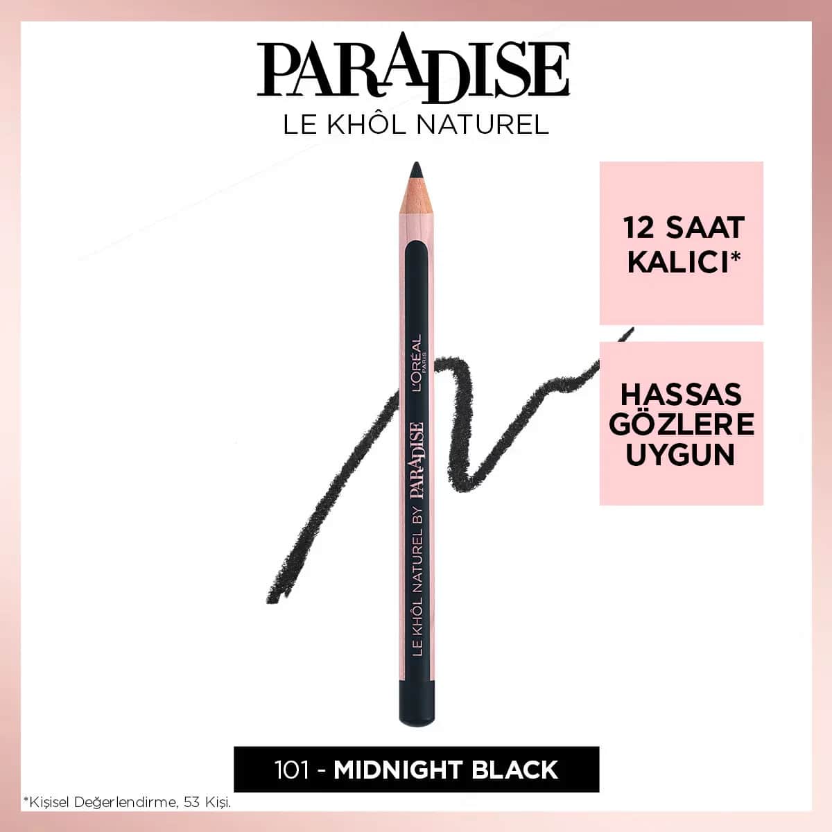 L'Oreal Paradise Le Khol Eyeliner - 102 Pure Espresso Stift