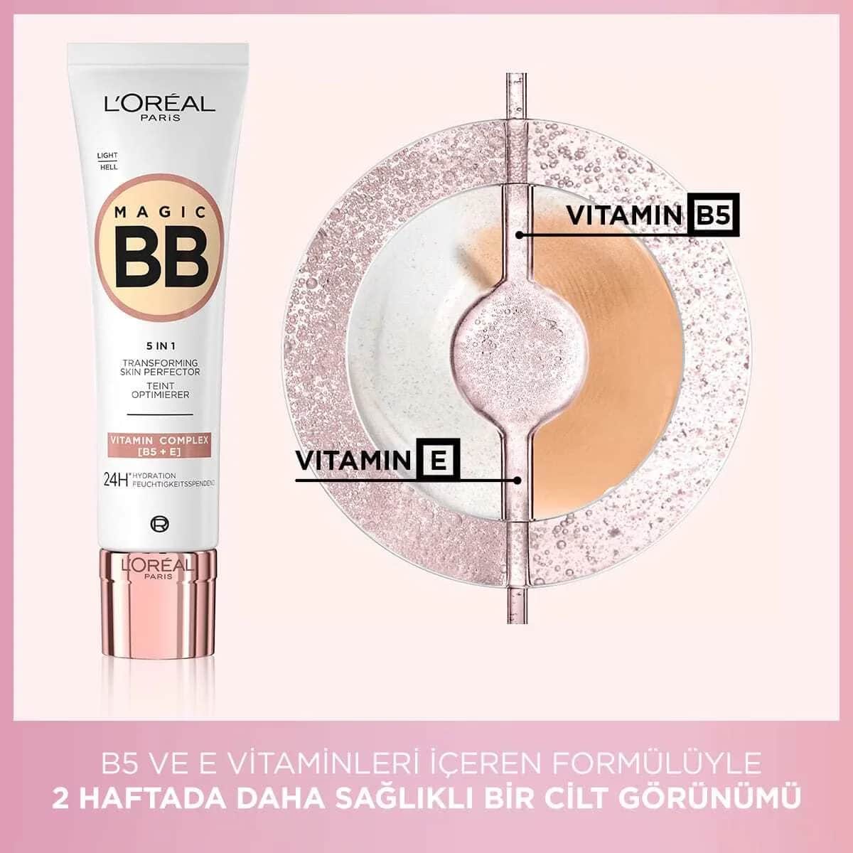 L'Oréal Paris Magic BB Cream - Mittelhell, 30 ml, Feuchtigkeitsspendend