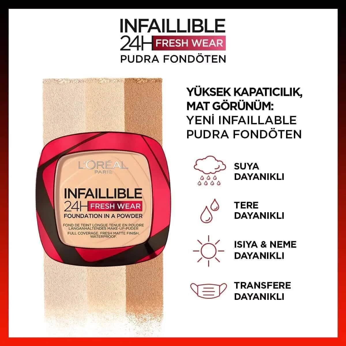 L'Oreal Infallible 24H Fresh Wear Foundation - 120 Vanille