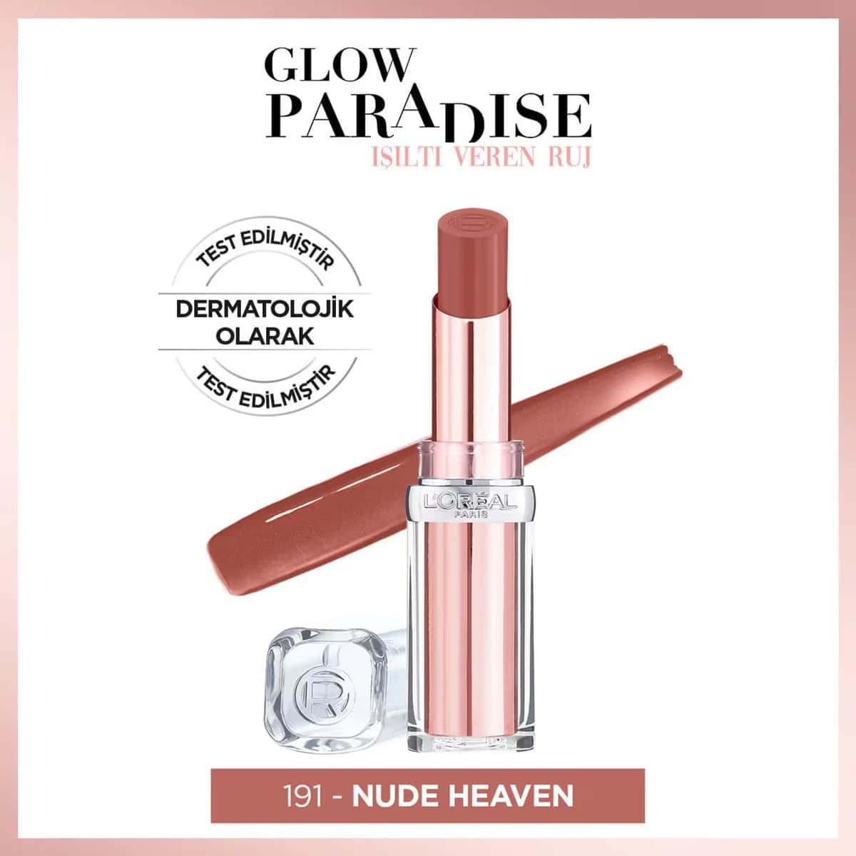 L'Oréal Paris Glow Paradise Lippenbalsam Lippenstift 191 - Feuchtigkeitsspendender Glanz