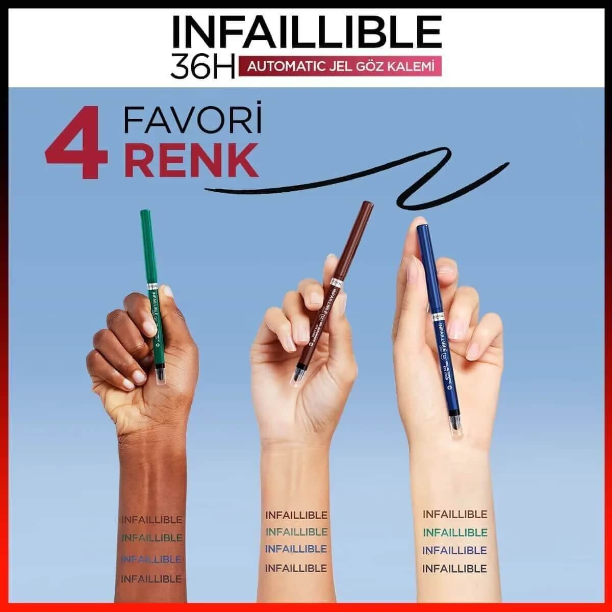 L'Oréal Paris Infaillible Gel Eyeliner Stift - Braun