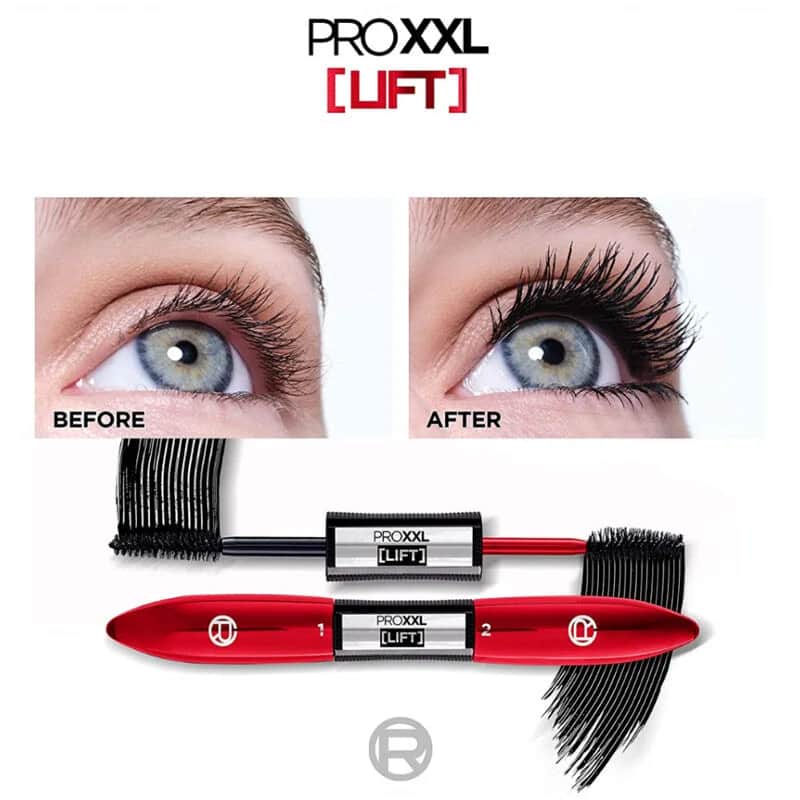 L'Oréal Paris Pro XXL Lift Doppelseitige schwarze Mascara 12 ml
