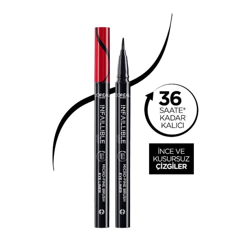 L'Oréal Paris Infallible 36H Micro-Fine Eyeliner - Obsidian Schwarz