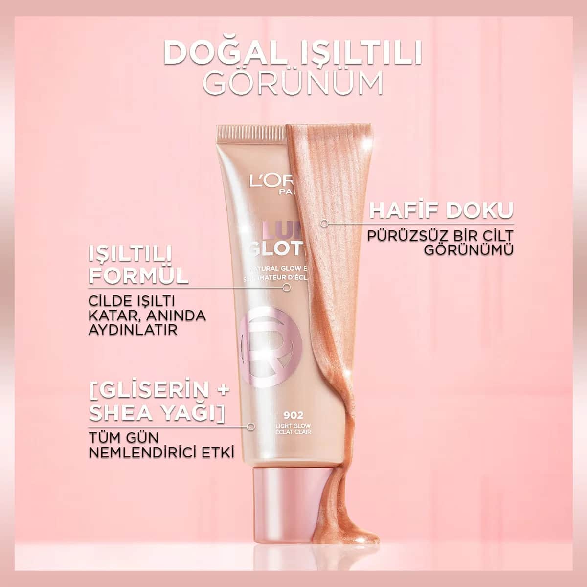 L'Oréal Paris Glotion Natural Glow Illuminator - Light Glow 40ml