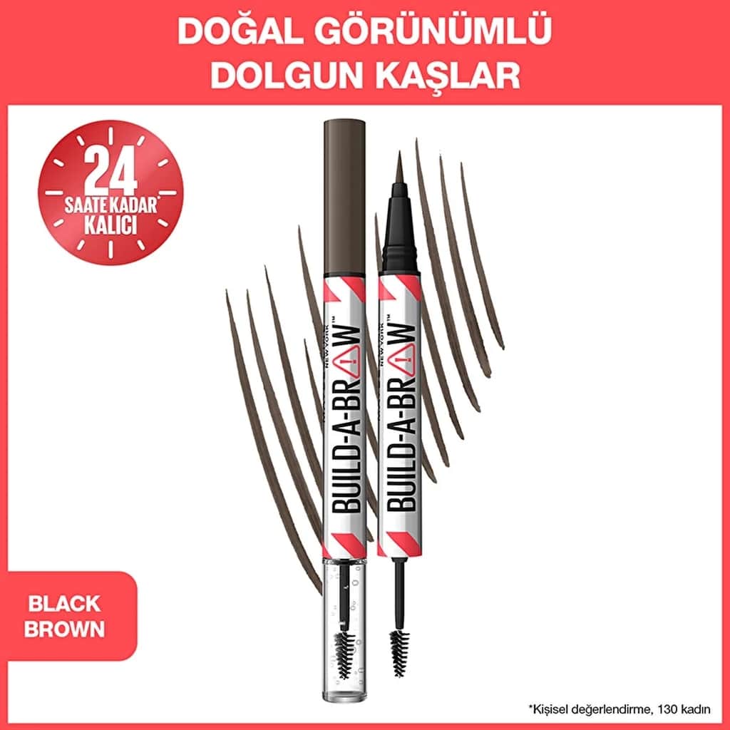 Maybelline Build a Brow 2-in-1 Augenbrauenstift &amp; Gel - Schwarzbraun