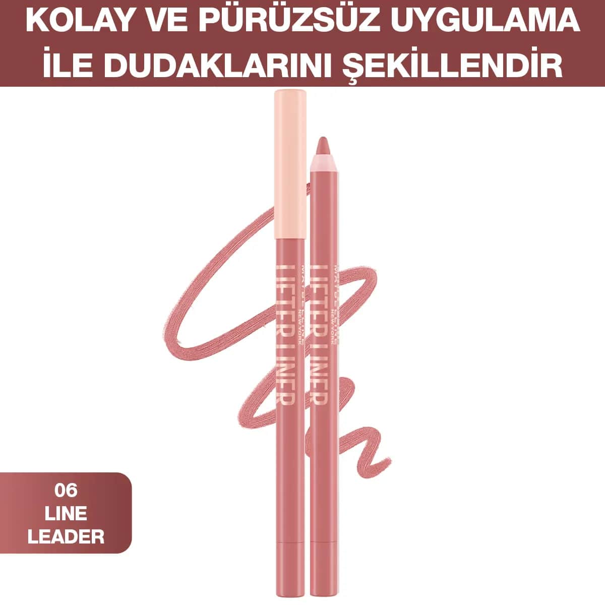 Maybelline Lifter Liner Lippenstift 06 - Line Leader Farbton
