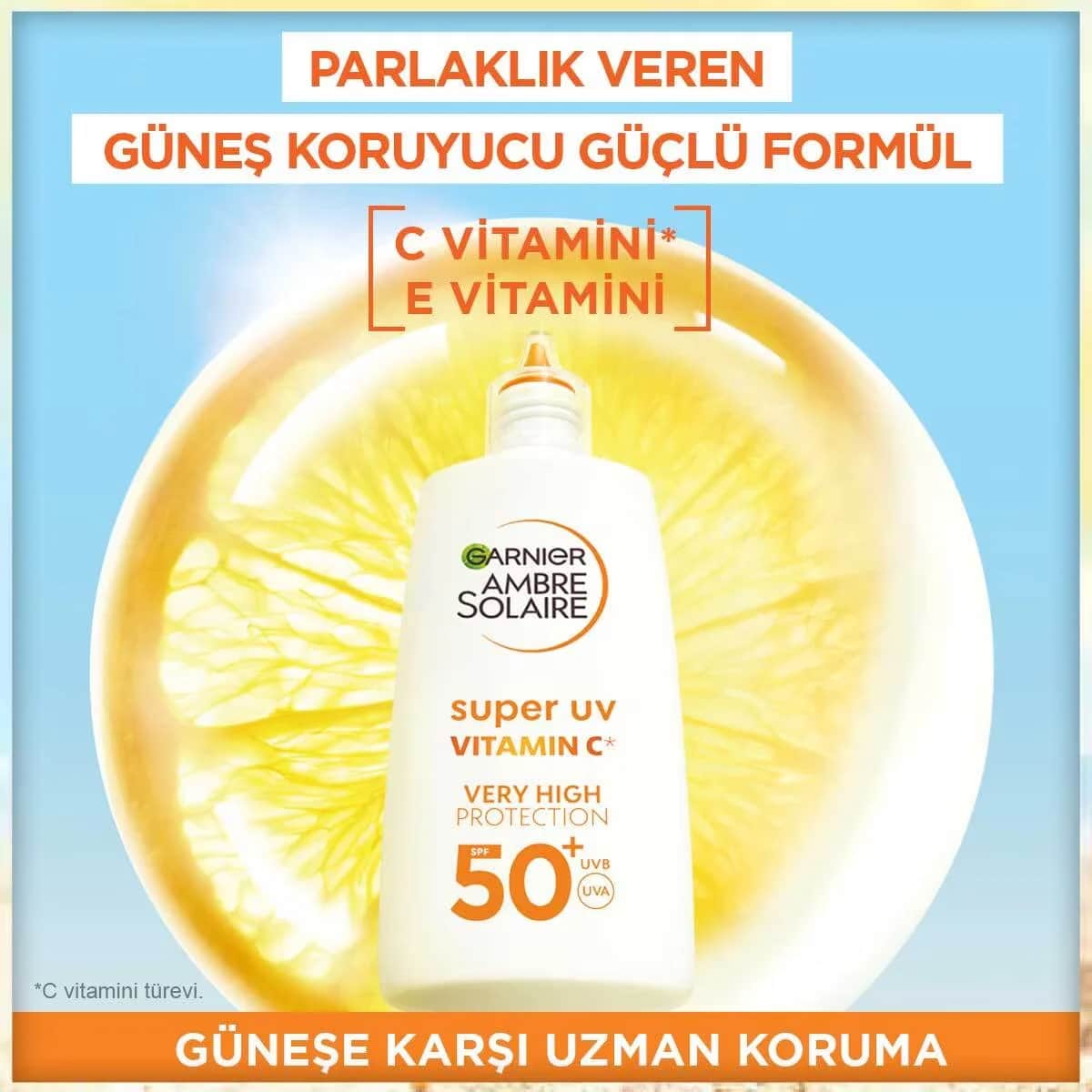 Garnier Ambre Solaire SPF50+ Vitamin C Dunkle Flecken Fluid 40ML
