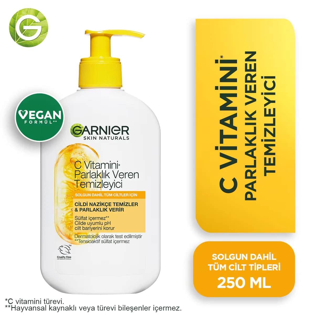 Garnier Vitamin C Aufhellender Reiniger 250ml