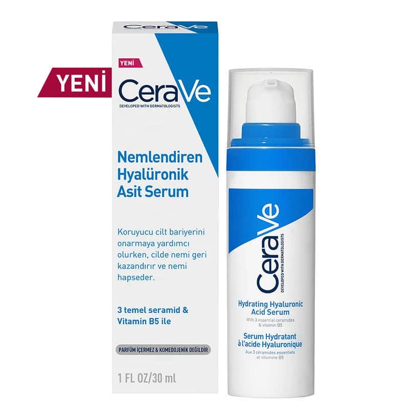 CeraVe 30ml feuchtigkeitsspendendes Hyaluronsäure-Serum für Feuchtigkeit