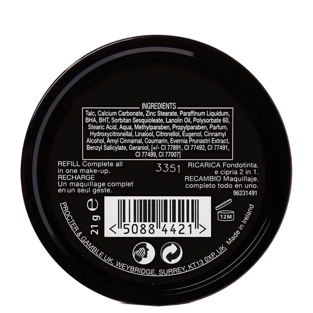 Max Factor Creme Puff Nachfüllpuder Nr. 41 - Mattierende Wirkung, Öl-Kontrolle