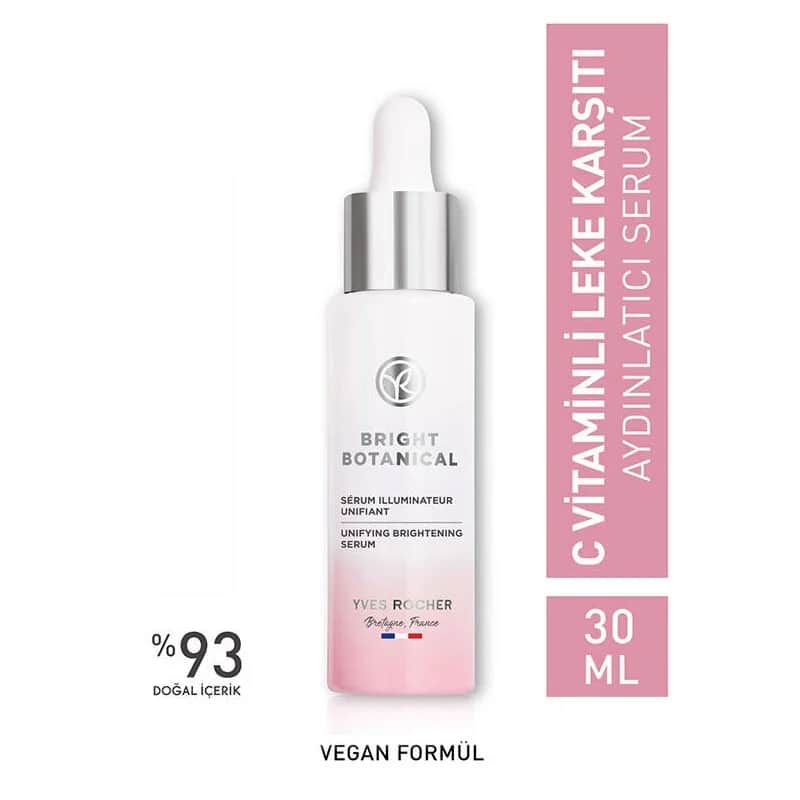 Yves Rocher Helles Botanisches Vitamin C Serum gegen dunkle Flecken 30ml