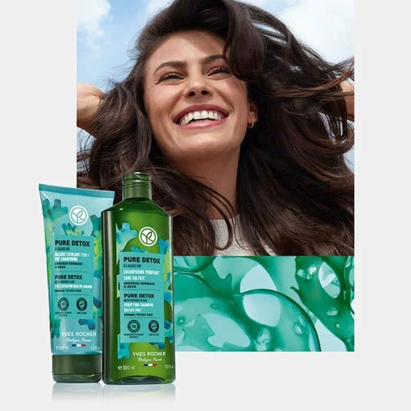 Yves Rocher Pure Detox Reinigungsconditioner für fettiges Haar 200ml