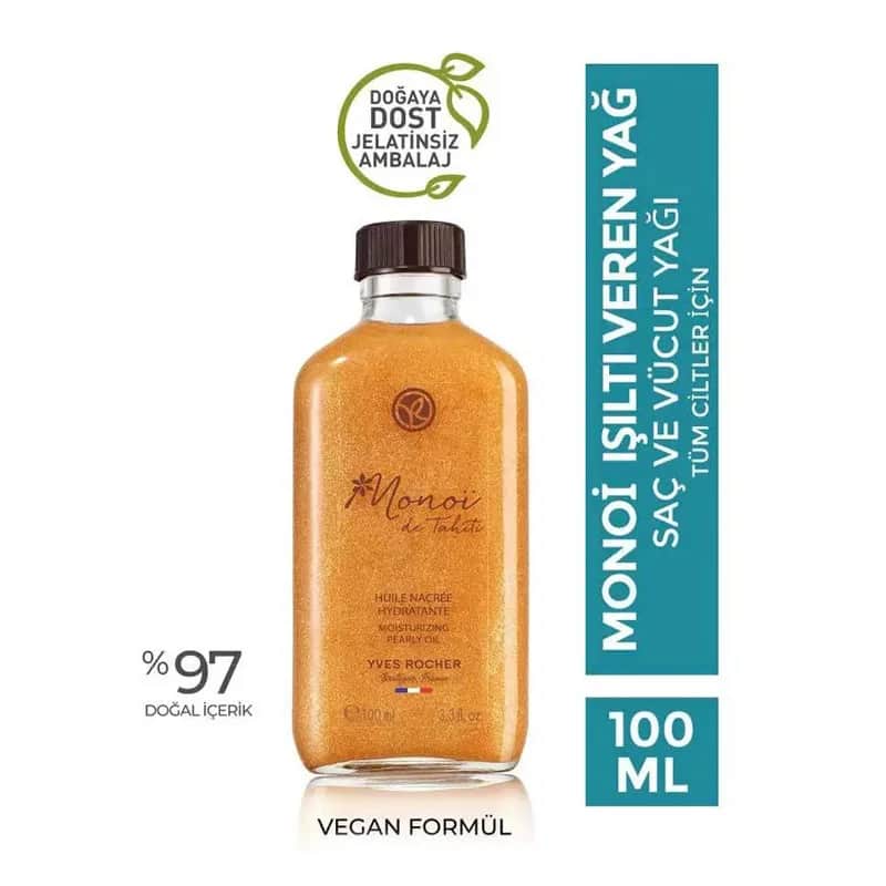Yves Rocher Monoi Strahlendes Haar- und Körperöl 100ml