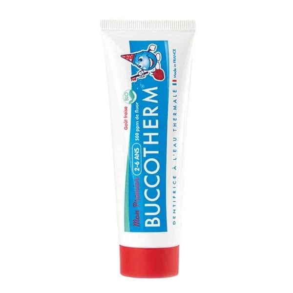Buccotherm Erdbeer-Zahnpasta für Kinder 2-6 Jahre, 50ml