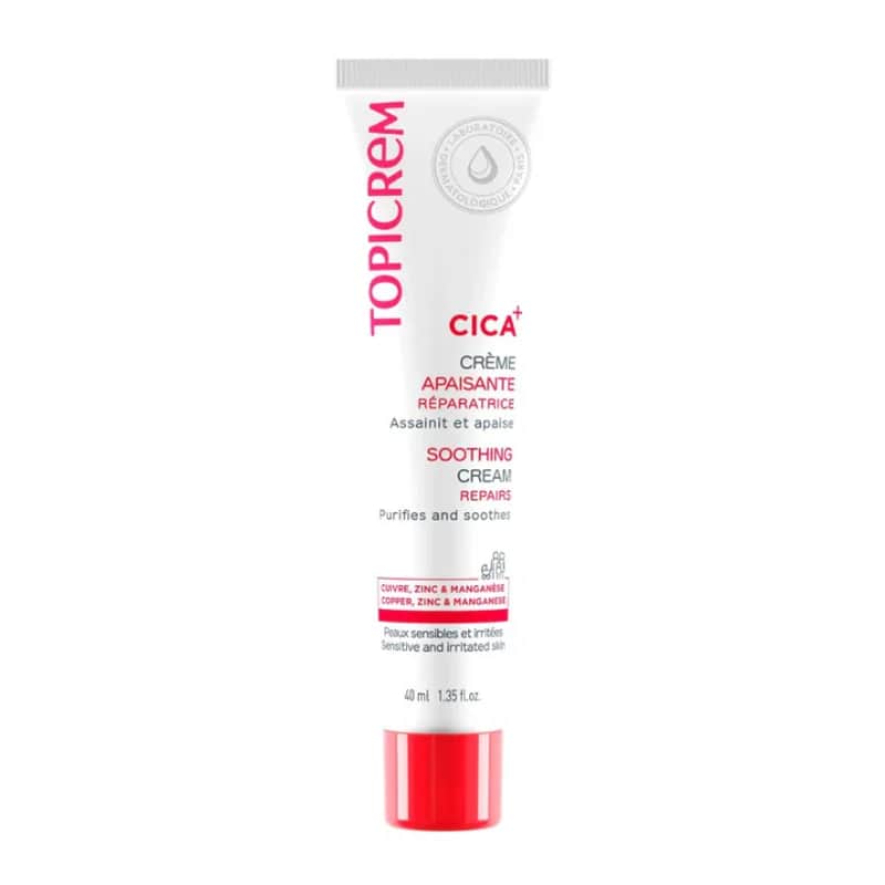 Topicrem Cica Feuchtigkeitscreme | Beruhigende Hydratation 40ml