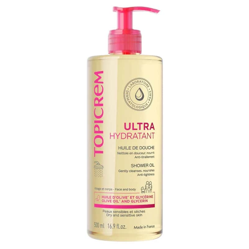 Topicrem Ultra Hydratisierendes Duschöl - Nährend 500ml