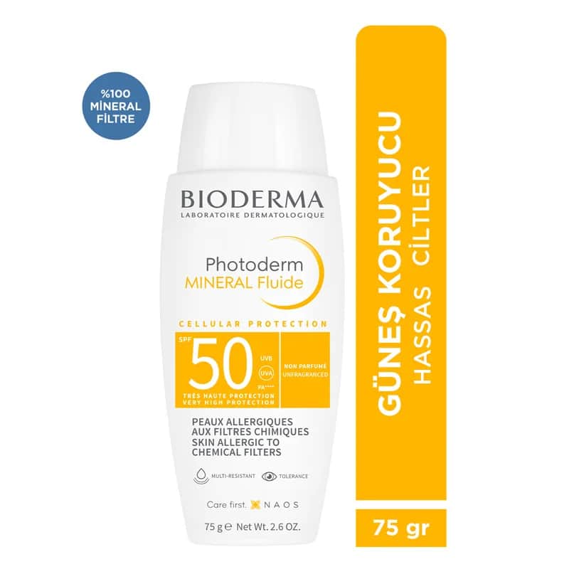 Bioderma Photoderm SPF 50+ Mineral Fluid Sonnencreme 75g