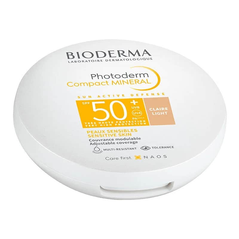 Bioderma Photoderm Compact Mineral SPF50 - Heller Farbton 10g