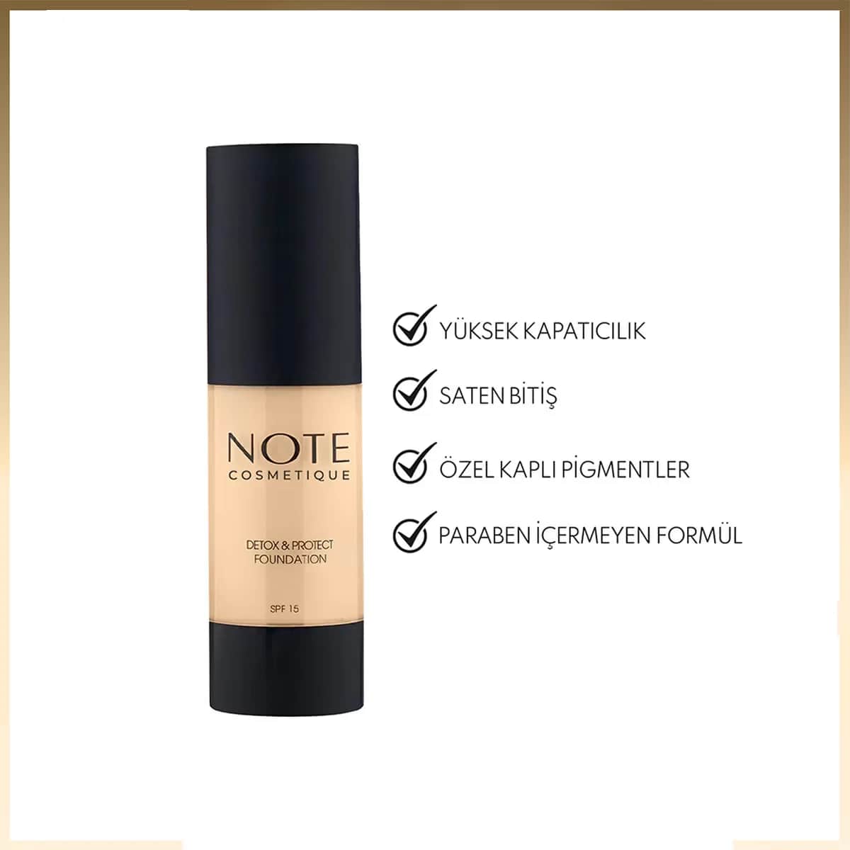 Note Foundation Detox &amp; Protect - Antioxidative Hautpflege 35ml