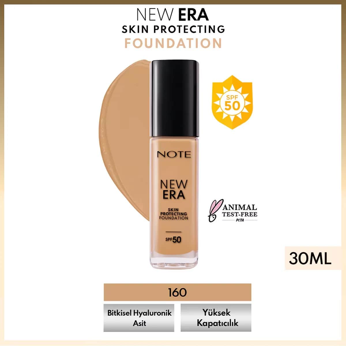 Note New Era Hautschützende Foundation SPF 50 - 160 ml
