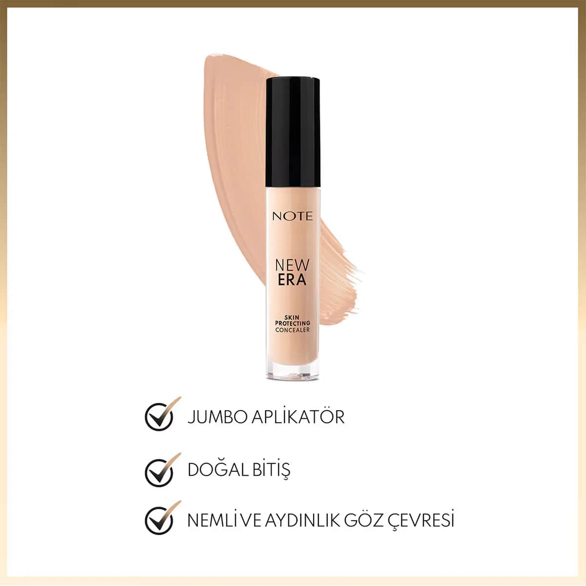 Note New Era Hautschutz Concealer - Hohe Deckkraft, Pflanzlich