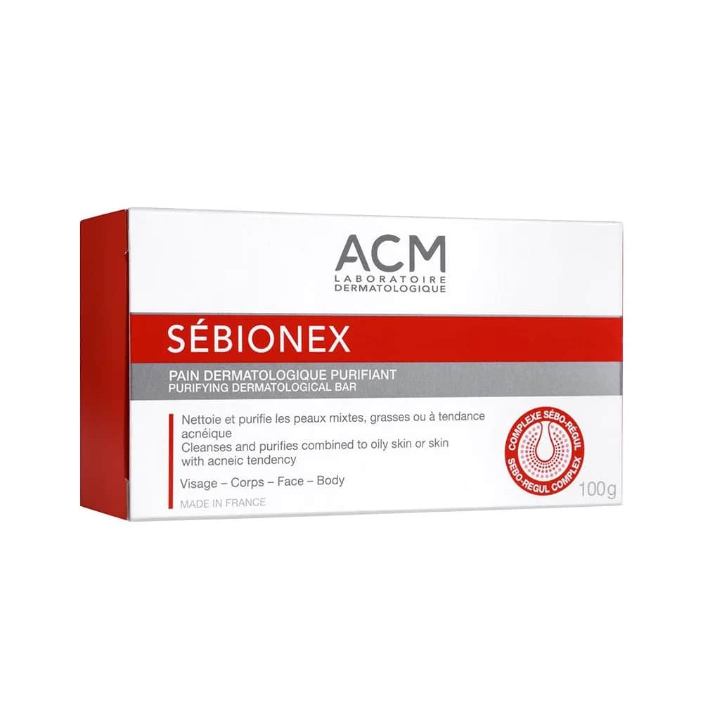 ACM Sebonex Reinigungsseife gegen Akne - 100g von ACM