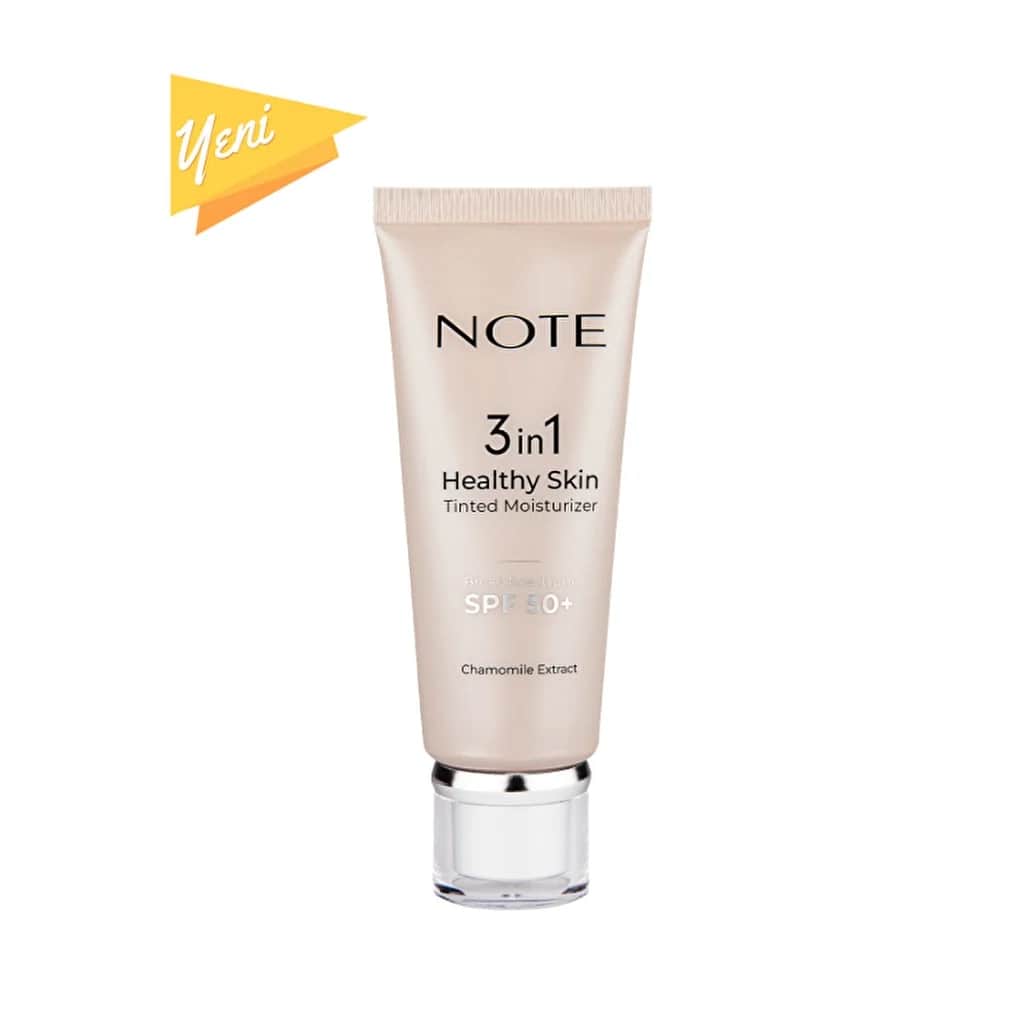 Note 3-in-1 Tönende Feuchtigkeitscreme SPF50 mit Kamillenextrakt