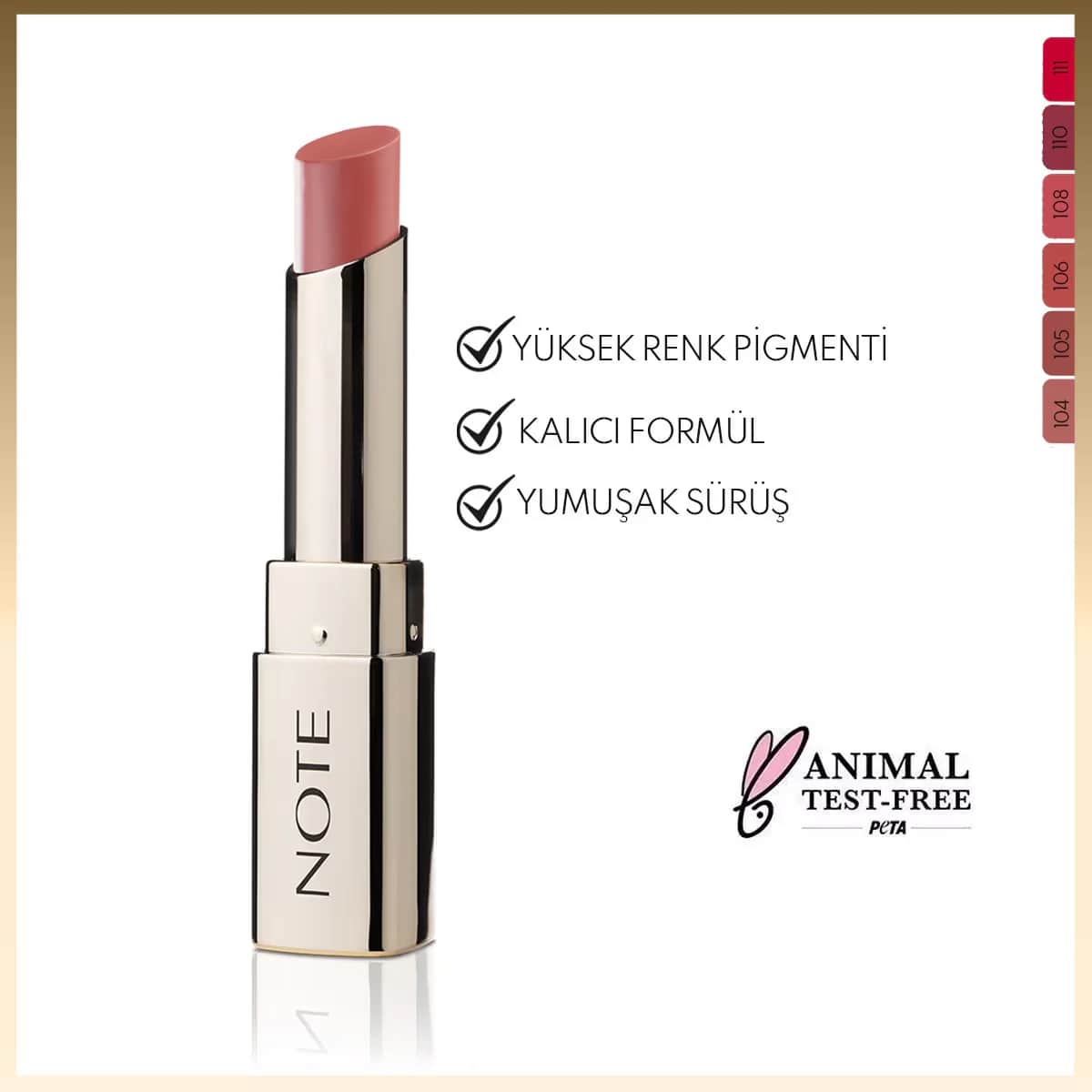 Note Iconic Matte Lippenstift 108 Dreamer