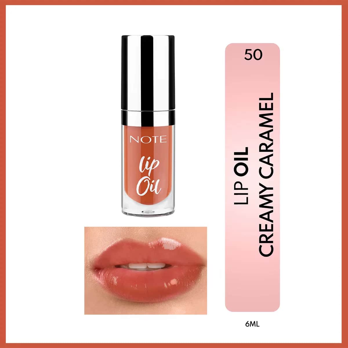 Lippenöl 50 Cremige Karamell - Nährende Feuchtigkeit &amp; Glanz